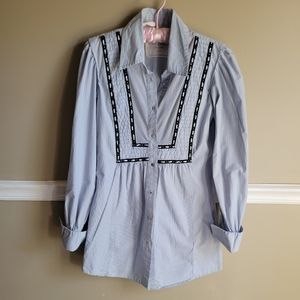 Free People fall 2006 Blue Blouse size 6
